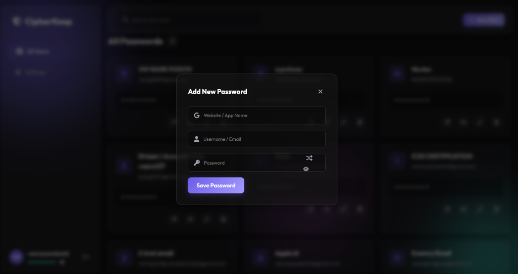 CipherKeep Password Vault