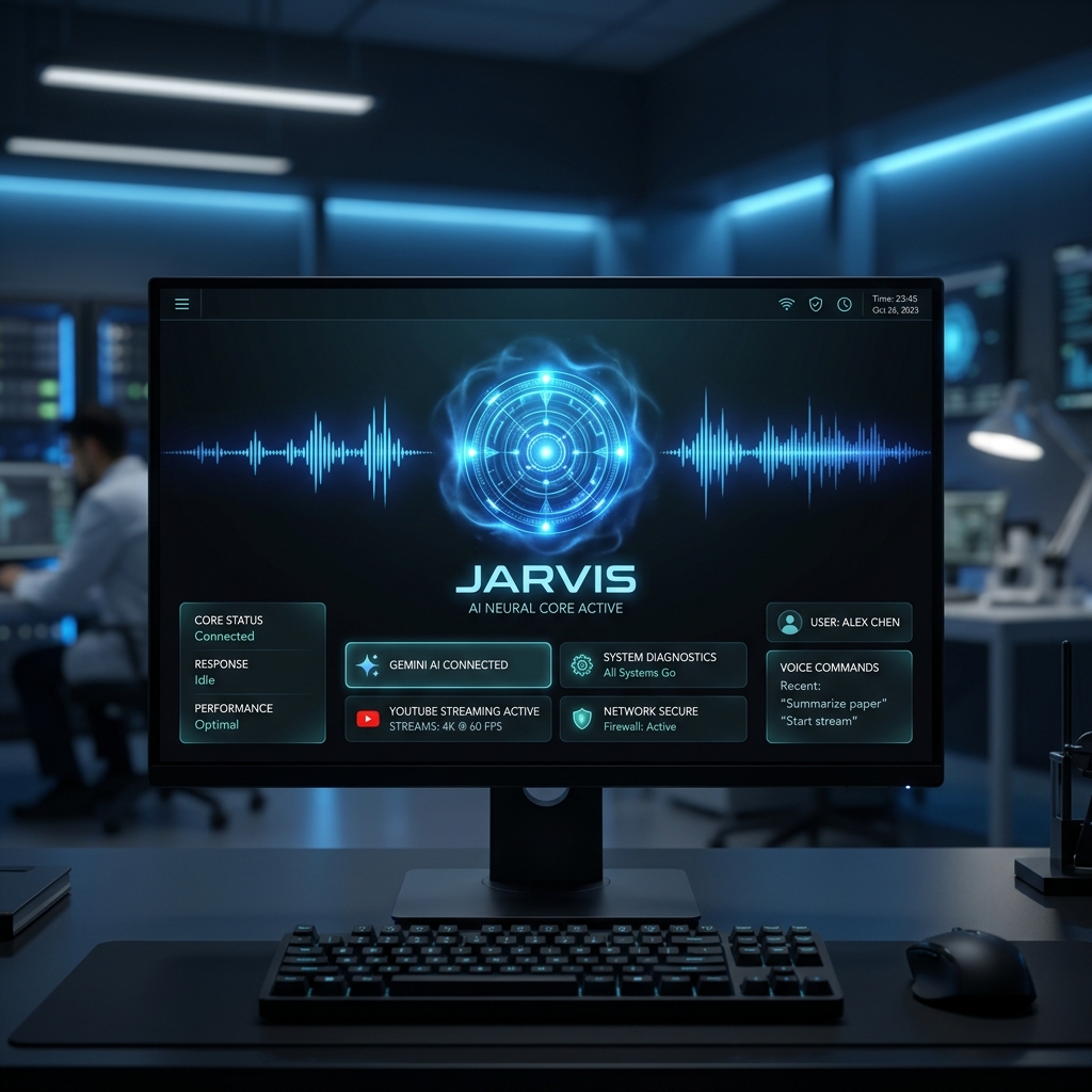 JARVIS AI Assistant Interface