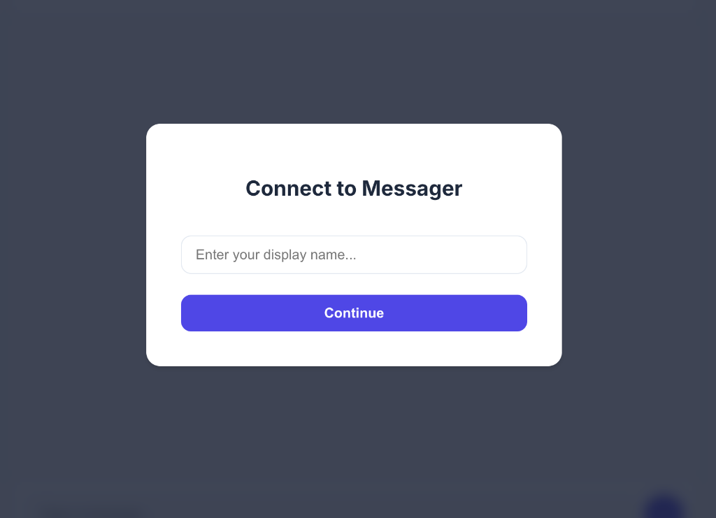 VG Messenger Connect Interface