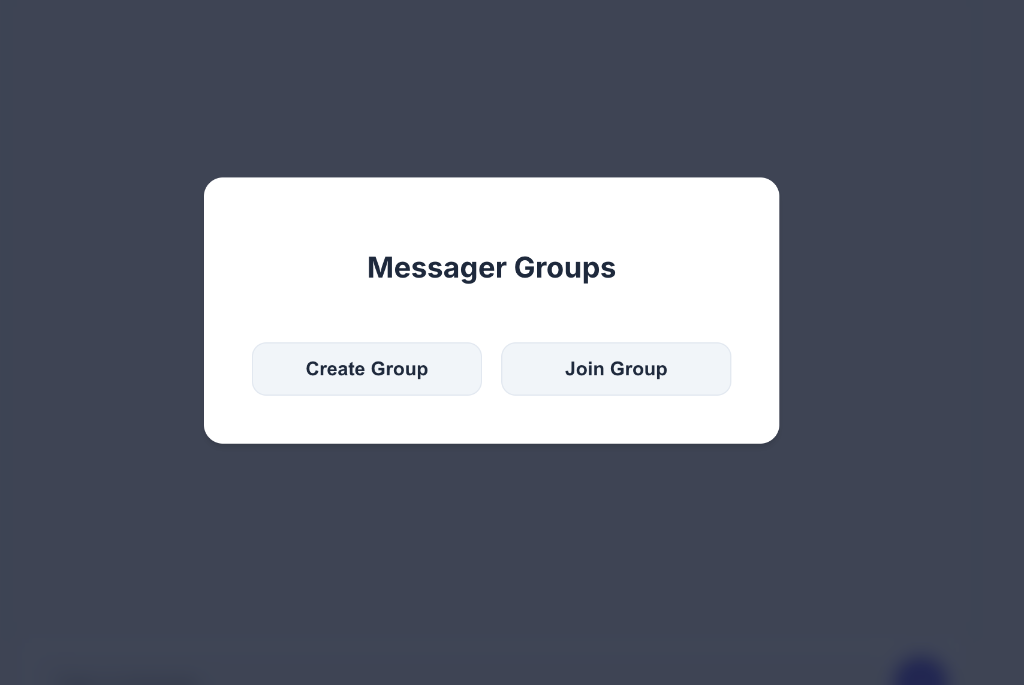 Chat Groups Selection